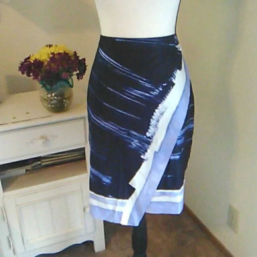 Banana Republic Asymmetrical Wrap Pencil Skirt